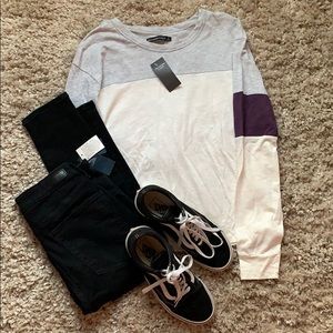 Abercrombie & Fitch Striped Long Sleeve Shirt